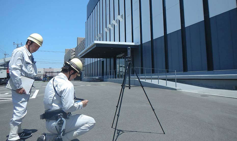 360°カメラでの撮影状況